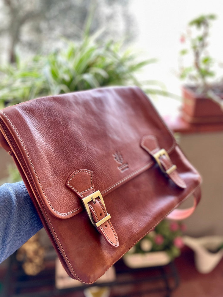 Large leather satchel online bag